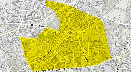 Immobilienpreisekarte Berlin Alt Hohensch&ouml;nhausen